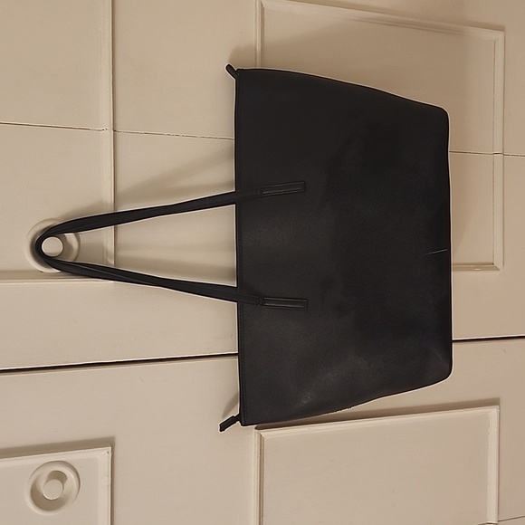 Aldo black tote bag. Top zipper - Picture 3 of 7